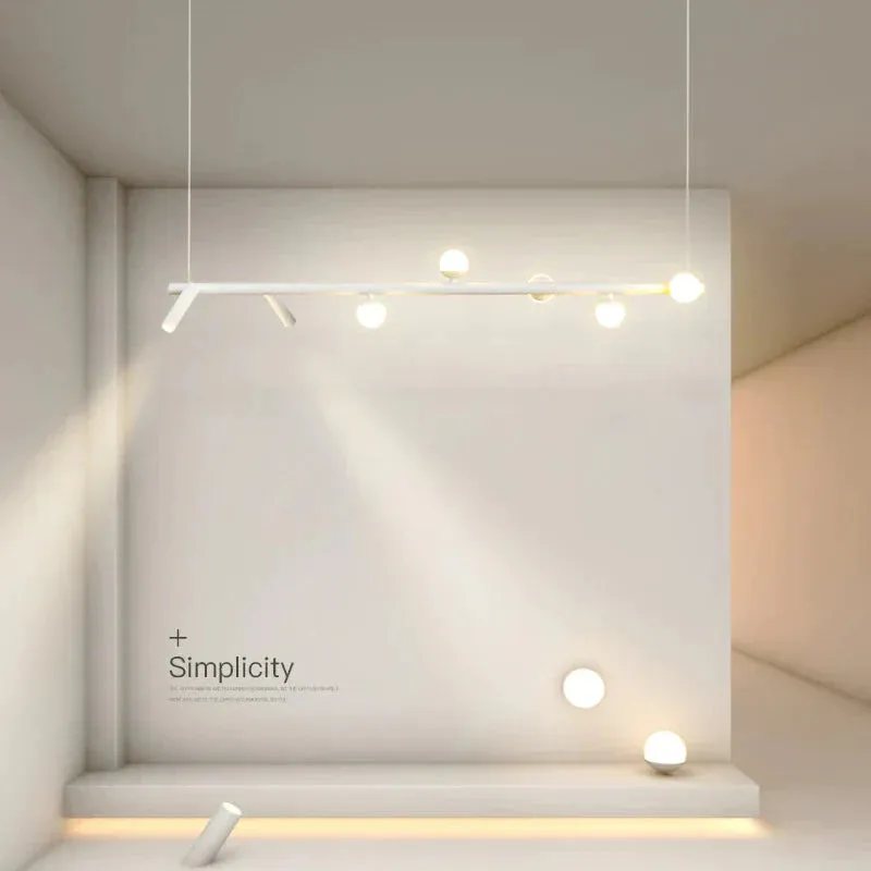 Simple Chandelier Led Dining Room Lamp Modern Nordic Living Room Lamp Studio Designer Dining Room Bar Lamp