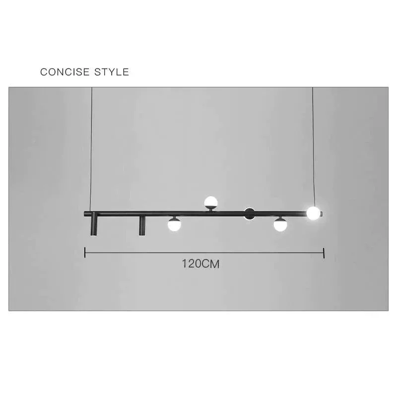 Simple Chandelier Led Dining Room Lamp Modern Nordic Living Room Lamp Studio Designer Dining Room Bar Lamp