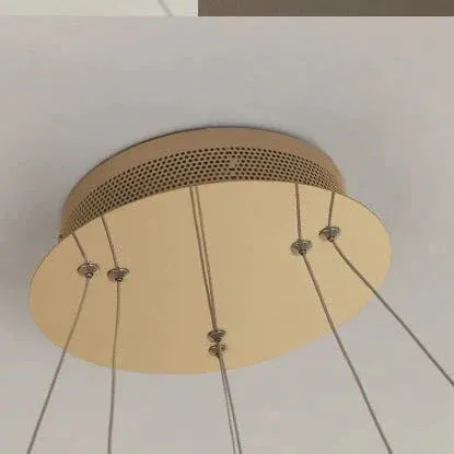 Simple Luxury Villa Stairs Multi-head Living Room Dining Room Ring Atmosphere Chandelier Bedroom Lamps