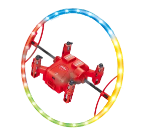 Starship Drone With Spinning Halo LED Lightshow – Assorted Colors