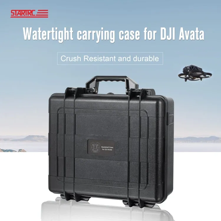 STARTRC ABS Waterproof Shockproof Suitcase Storage Box For DJI Avata / Goggles 2 / / FPV Goggles V2(Black)