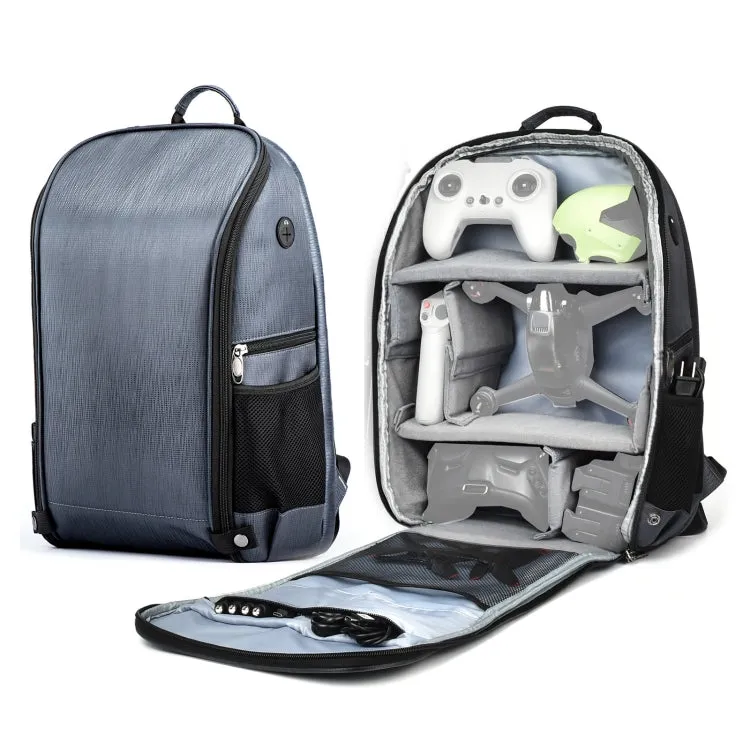 STARTRC  Outdoor Travel Portable Waterproof Wear-resistant Shoulders Decompression Backpack for DJI FPV Drone(Grey)
