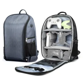 STARTRC  Outdoor Travel Portable Waterproof Wear-resistant Shoulders Decompression Backpack for DJI FPV Drone(Grey)