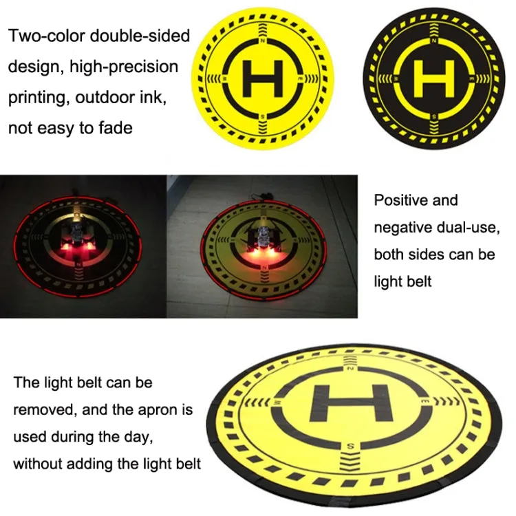 Sunnylife DJI-TJP07 For DJI Avata / Mini 3 Pro / Mavic 3 / Mini SE 70cm Adjust Luminous Night Light Apron(Yellow Black)