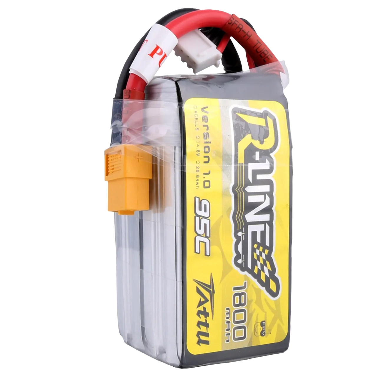 Tattu 1800mah 4S 95C R-Line Lipo Battery with XT60 Plug