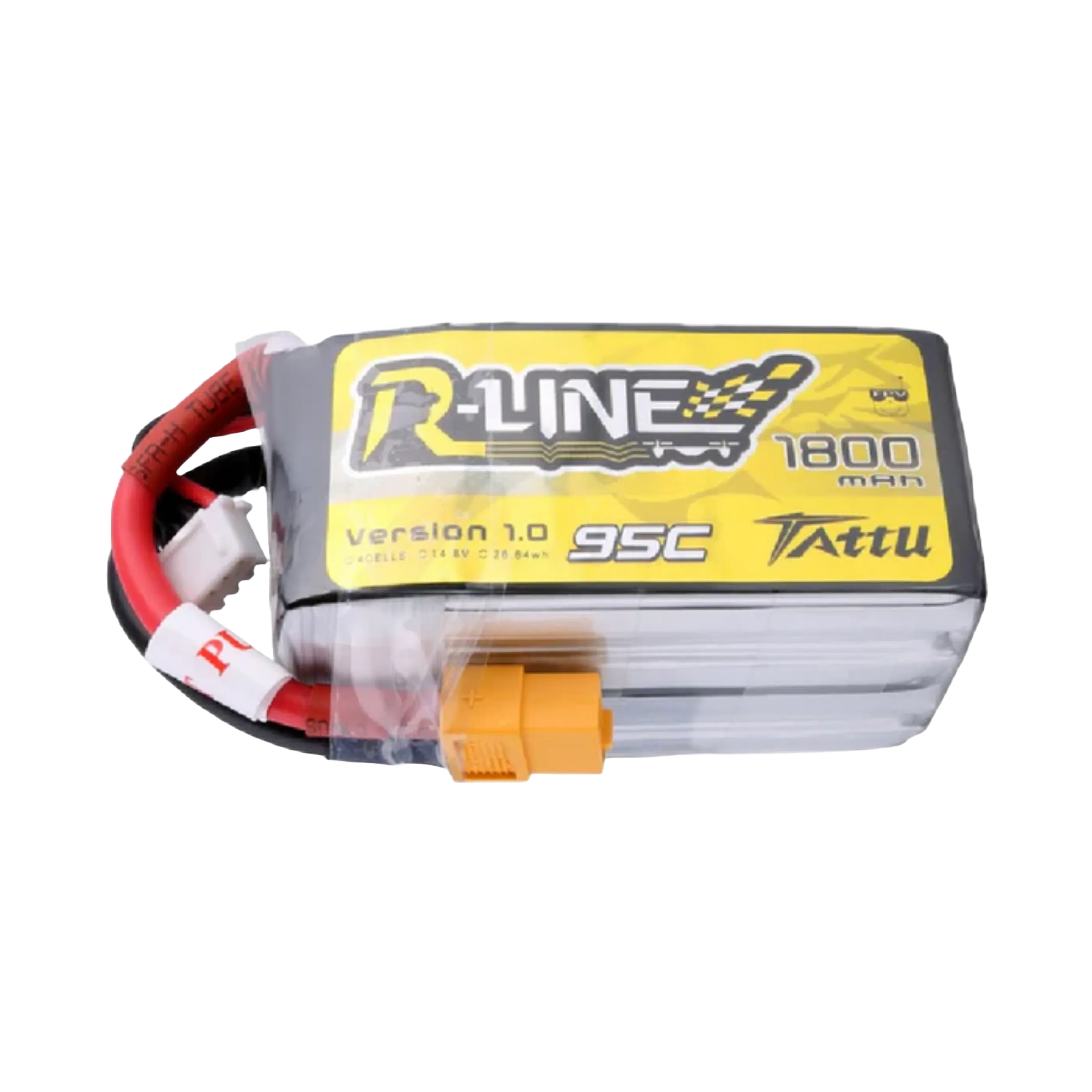 Tattu 1800mah 4S 95C R-Line Lipo Battery with XT60 Plug