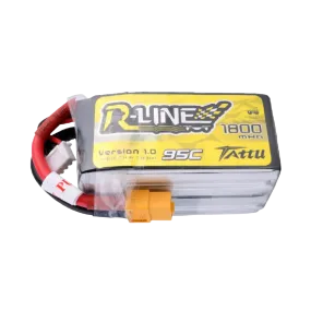 Tattu 1800mah 4S 95C R-Line Lipo Battery with XT60 Plug