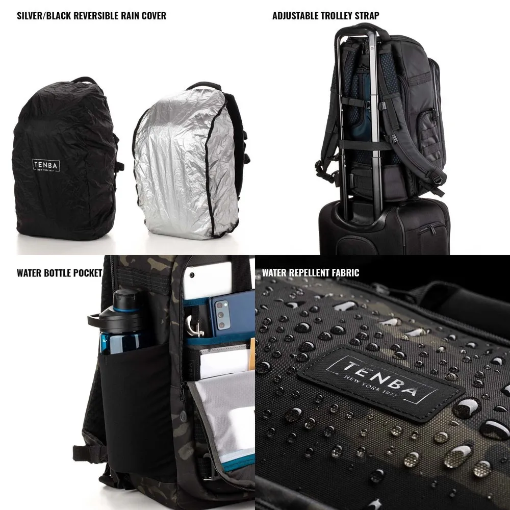 Tenba Axis v2 16L Backpack - MultiCam Black