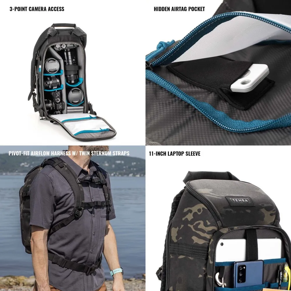 Tenba Axis v2 16L Backpack - MultiCam Black