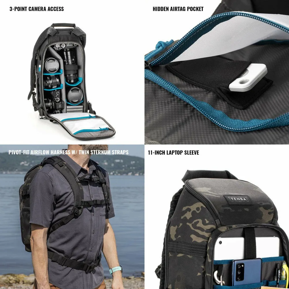 Tenba Axis V2 16L Backpack - MultiCam Black