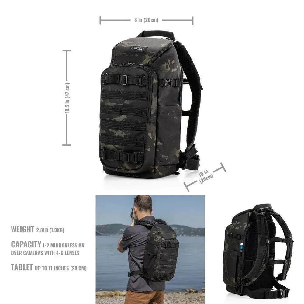 Tenba Axis V2 16L Backpack - MultiCam Black