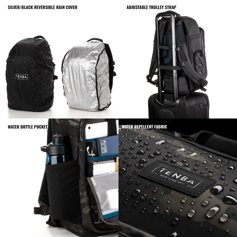 Tenba Axis v2 16L Backpack - MultiCam Black