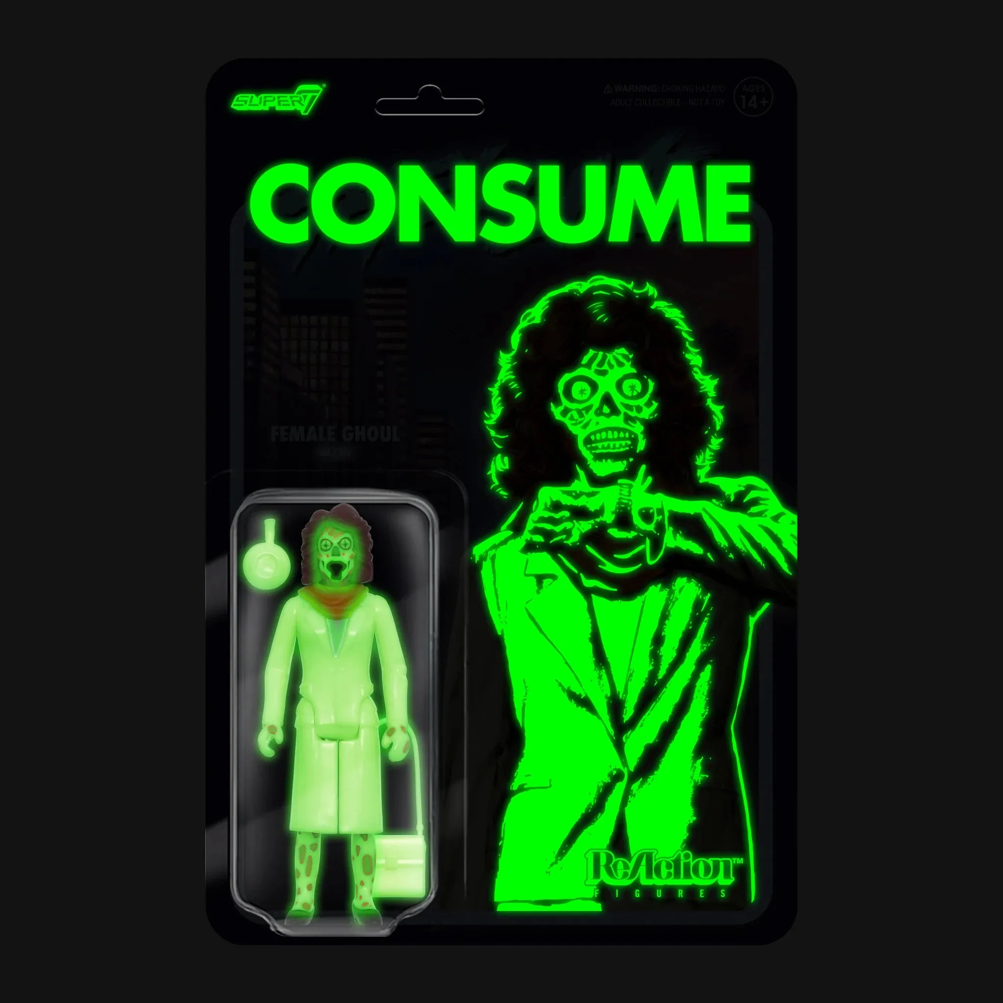 They Live ReAction Female Ghoul (Glow)