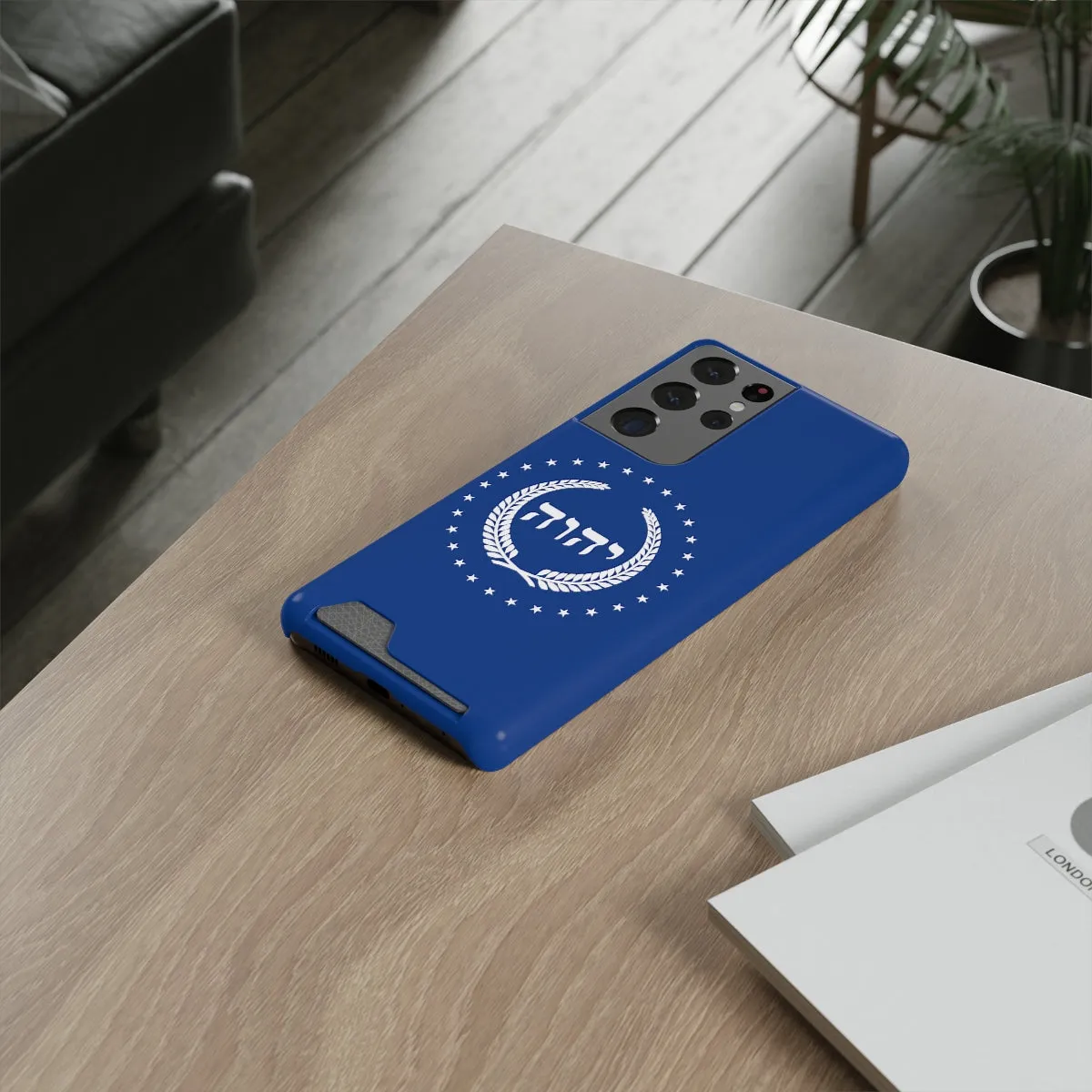 TKOY (Official) Phone Case With Card Holder (Blue)