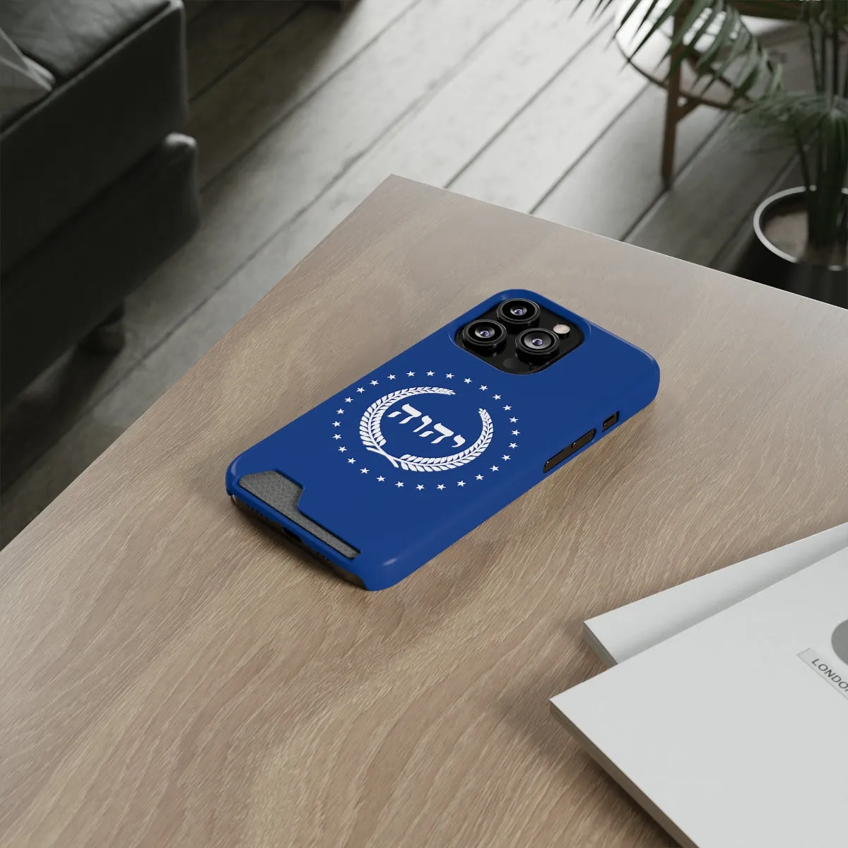 TKOY (Official) Phone Case With Card Holder (Blue)