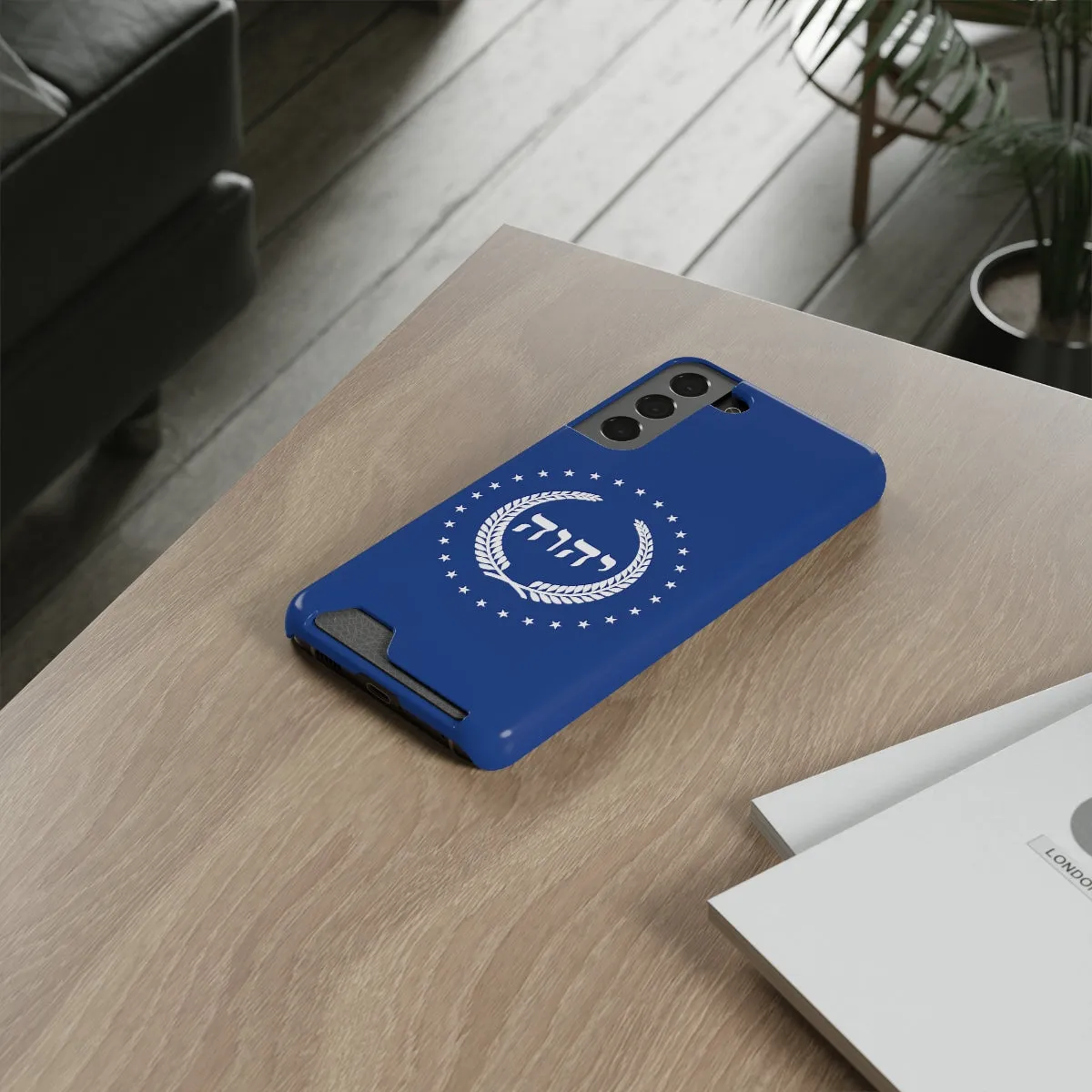 TKOY (Official) Phone Case With Card Holder (Blue)