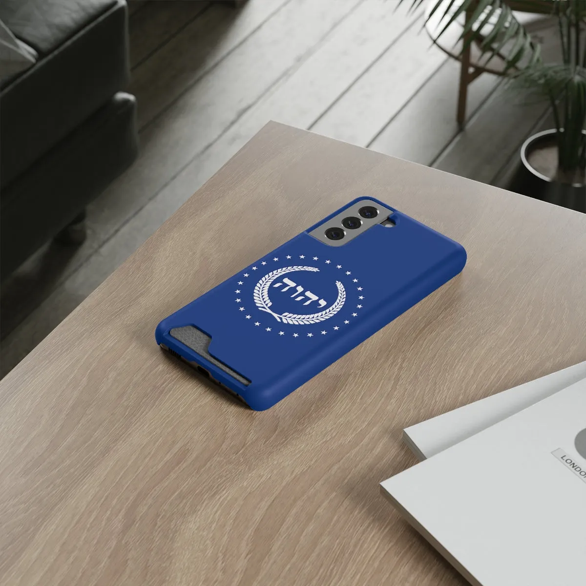 TKOY (Official) Phone Case With Card Holder (Blue)