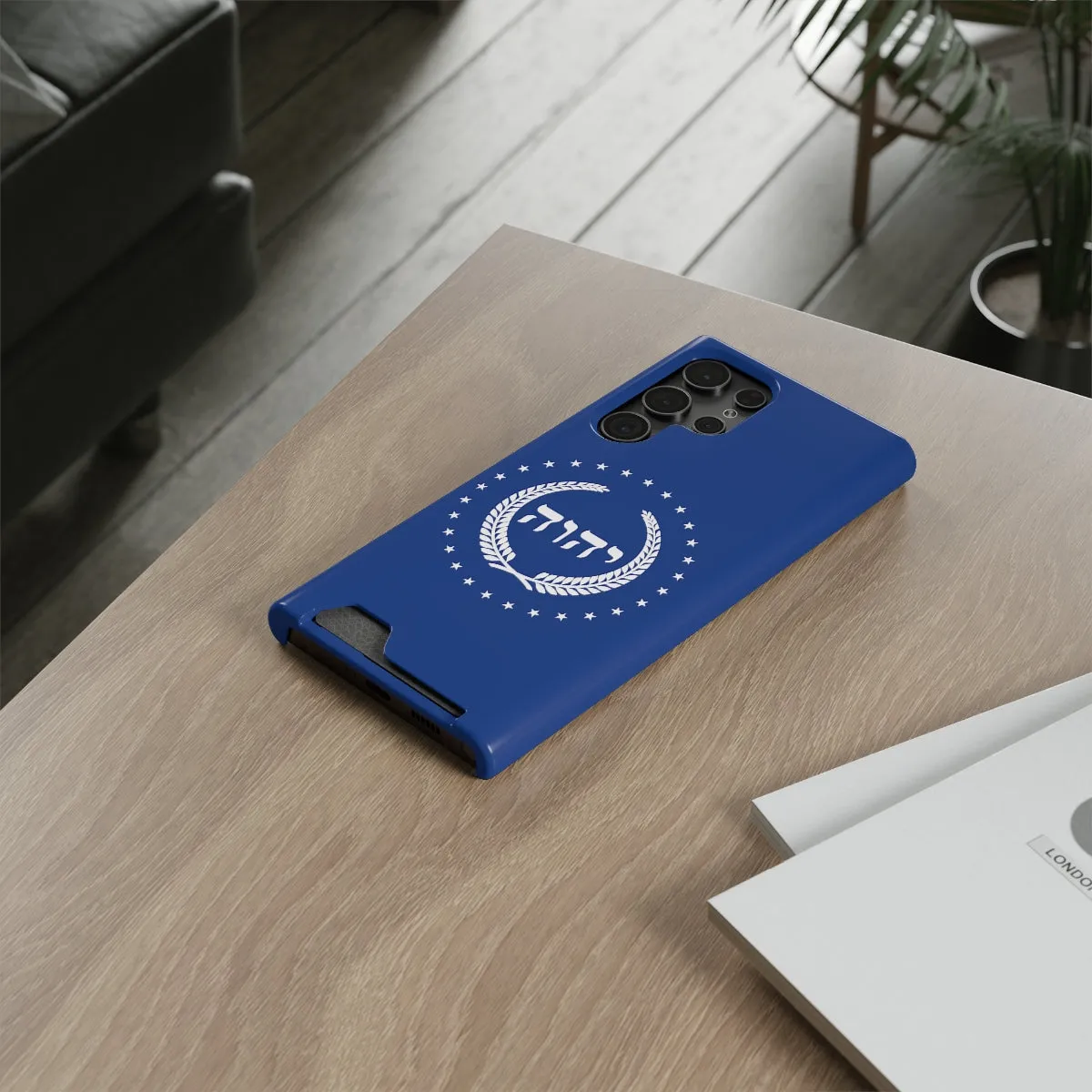 TKOY (Official) Phone Case With Card Holder (Blue)