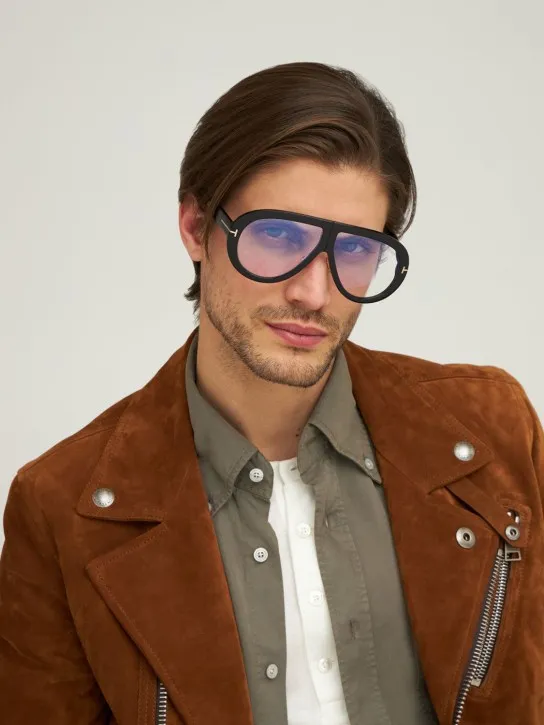Tom Ford   Troy pilot acetate eyeglasses 