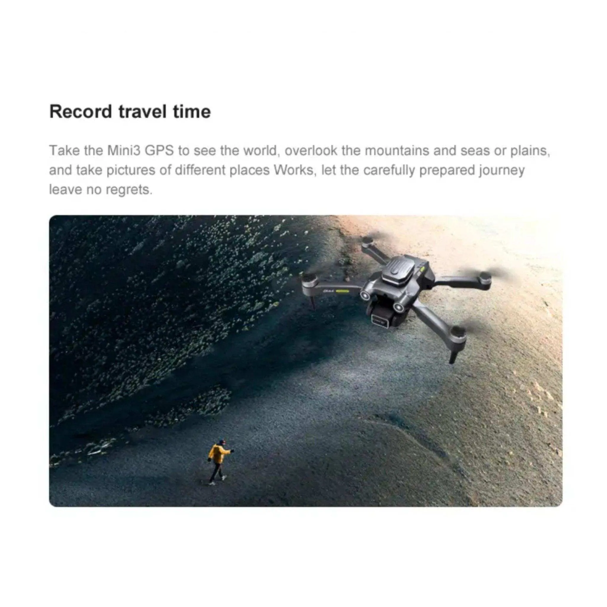 TUTT H25 4K HD GPS Mini Drone for Foldable RC Quadcopter, 5G Transmission 20 Flight Time, Brushless Motor, Auto return, Follow & Orbit & Pointway Intelligence 3D Flip Modes 2* Batt