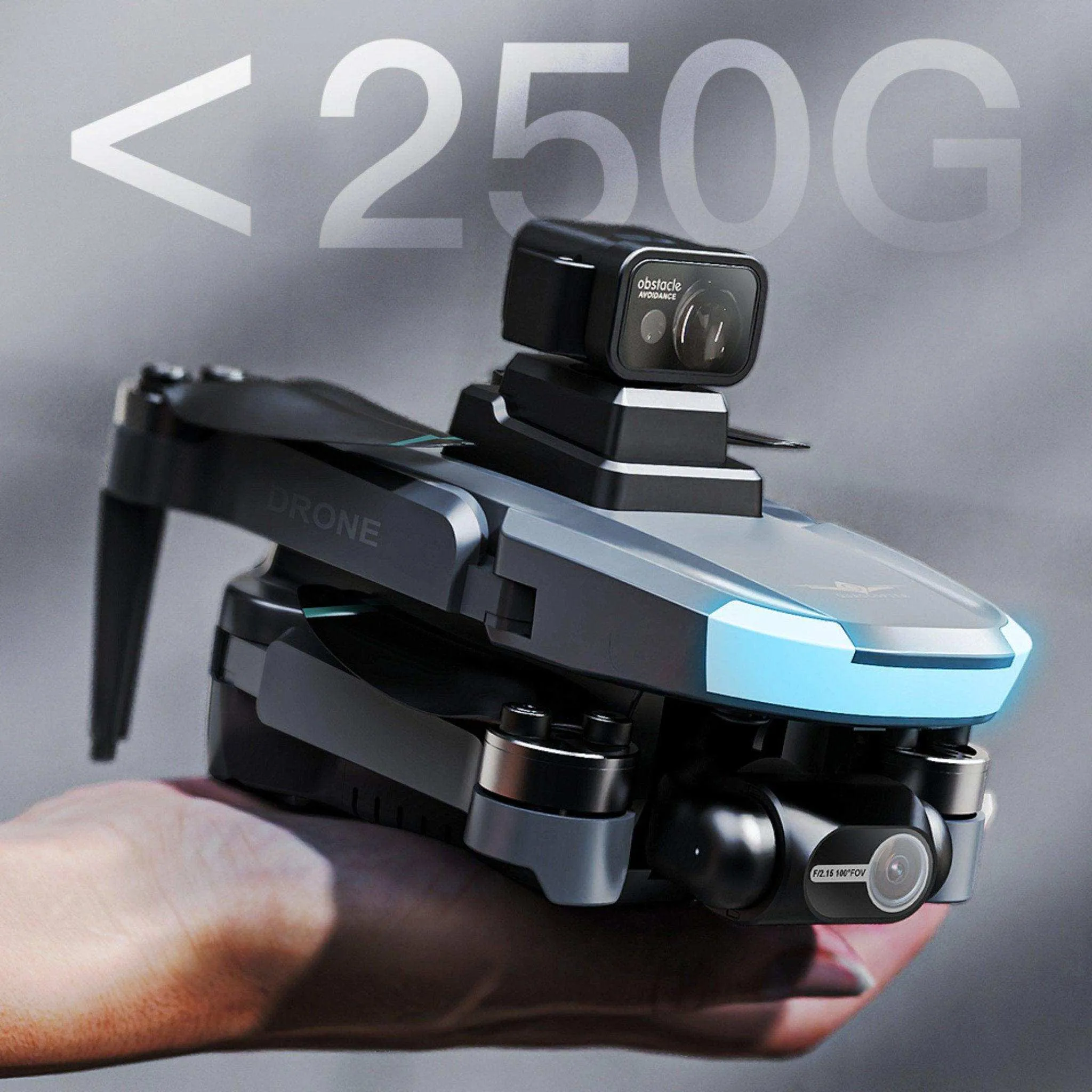TUTT KF110 Professional 5G MINI Drone Dual 4K Cameras Optical Flow Mechanical   EIS Stabilization 226g Brushless Motor Laser Obstacle Avoidance Follow/Orbit/Waypoint Modes 2* Batteries