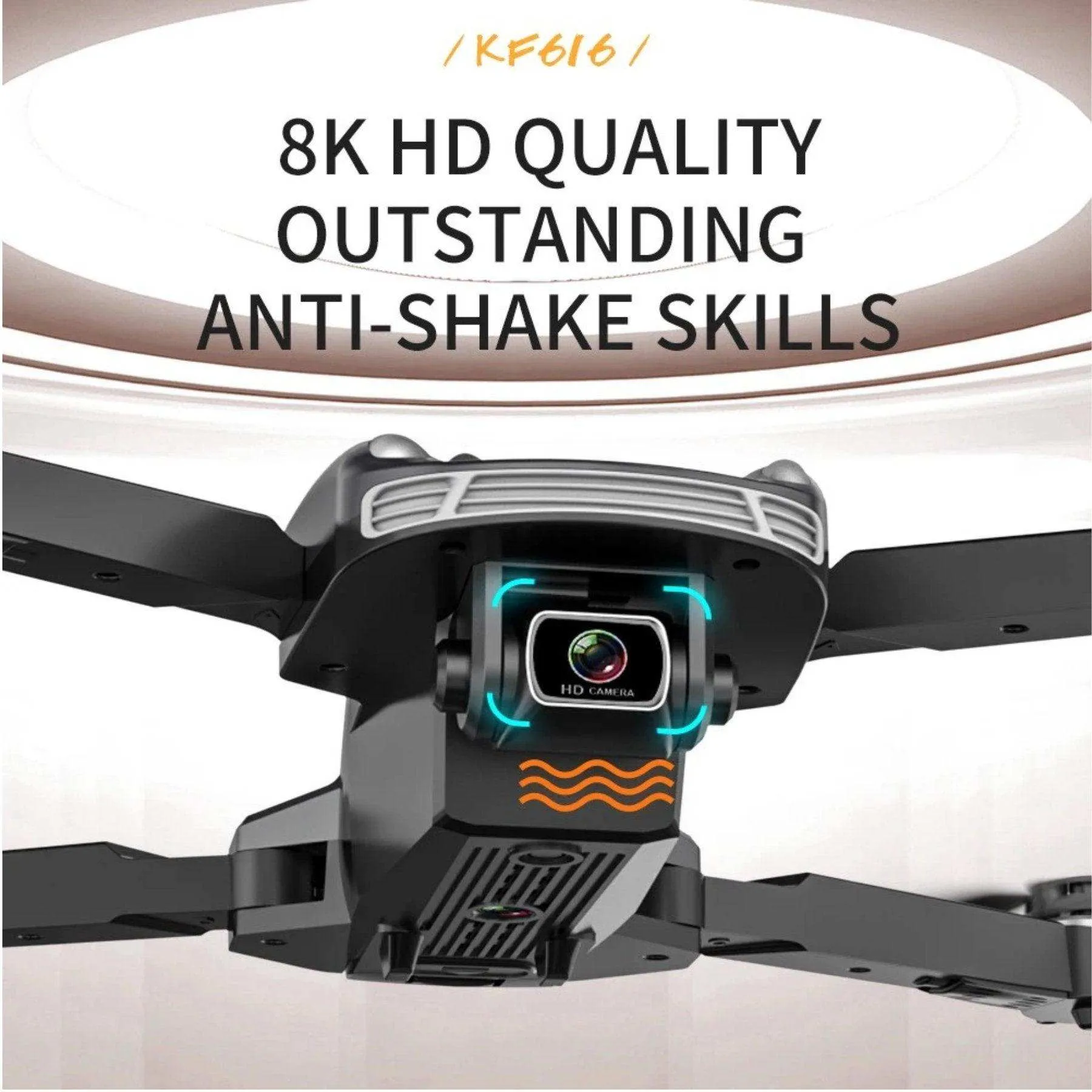 TUTT KF616 4K HD RC Dual Camera Mini Drone 360° Infrared Obstacle Avoidance Photography Quadcopter Drone 2 Batteries