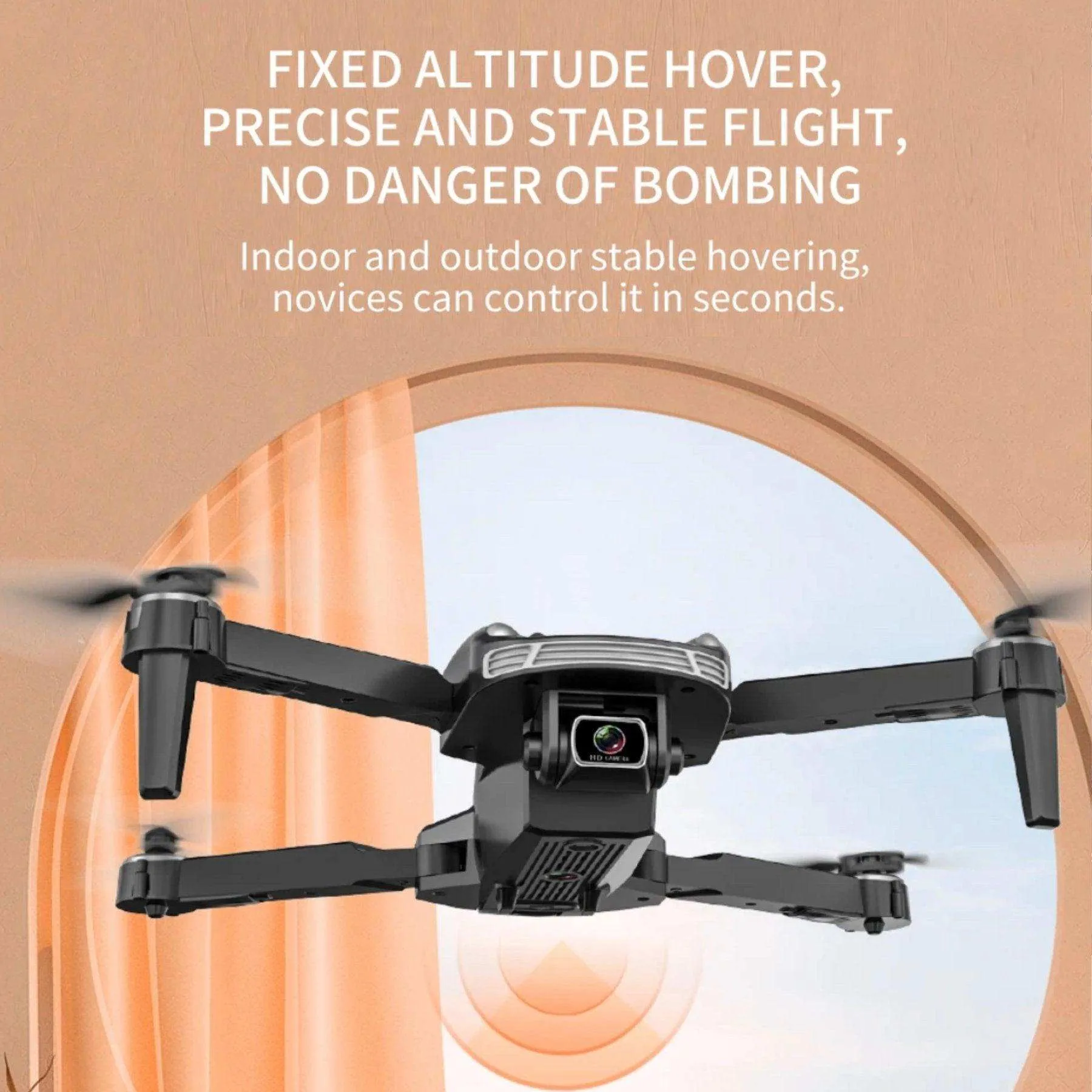 TUTT KF616 4K HD RC Dual Camera Mini Drone 360° Infrared Obstacle Avoidance Photography Quadcopter Drone 2 Batteries