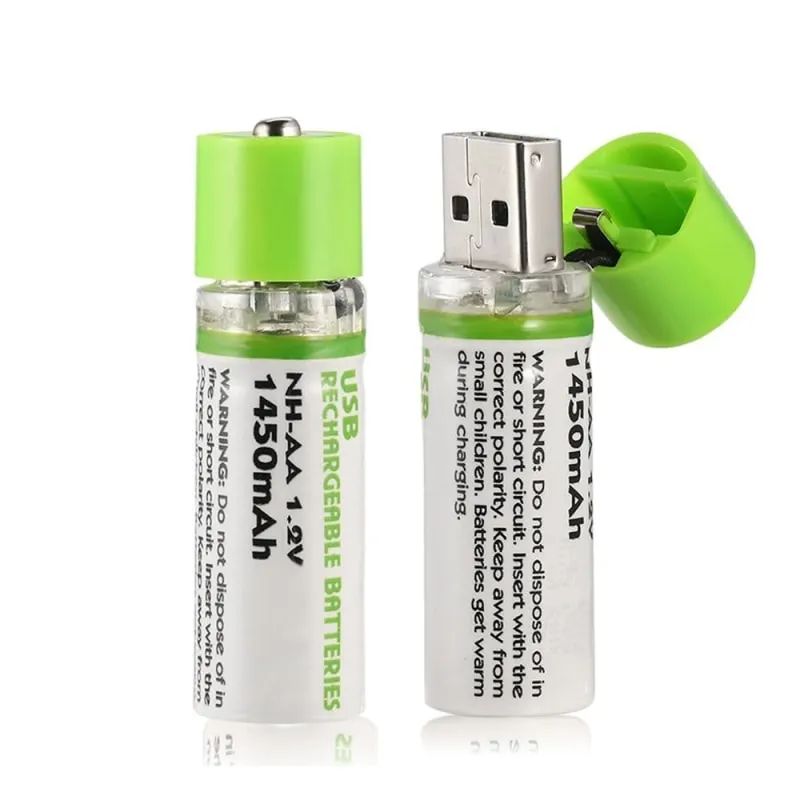 USB Rechargeable AA Batteries
