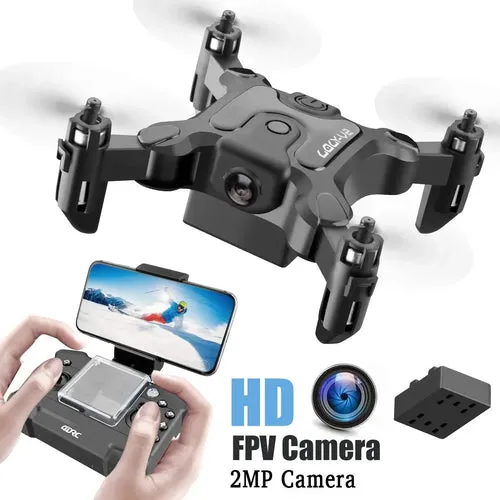 V2 Mini Drone 4K 1080P HD Camera WiFi Fpv Air Pressure Altitude Hold
