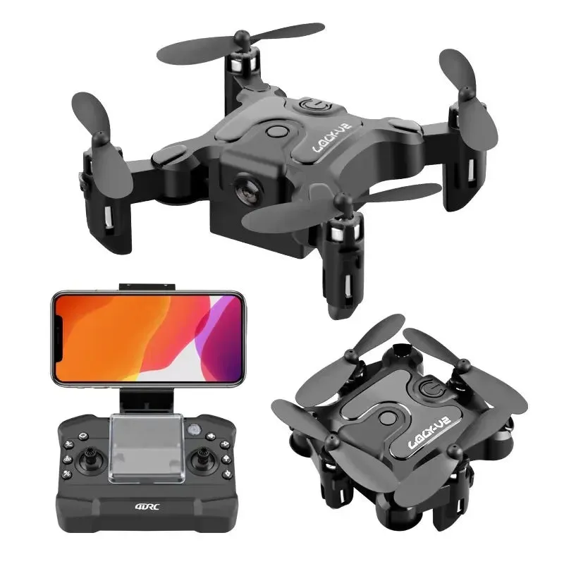 V2 Mini Drone 4K 1080P HD Camera WiFi Fpv Air Pressure Altitude Hold
