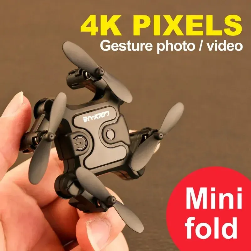 V2 Mini Drone 4K 1080P HD Camera WiFi Fpv Air Pressure Altitude Hold