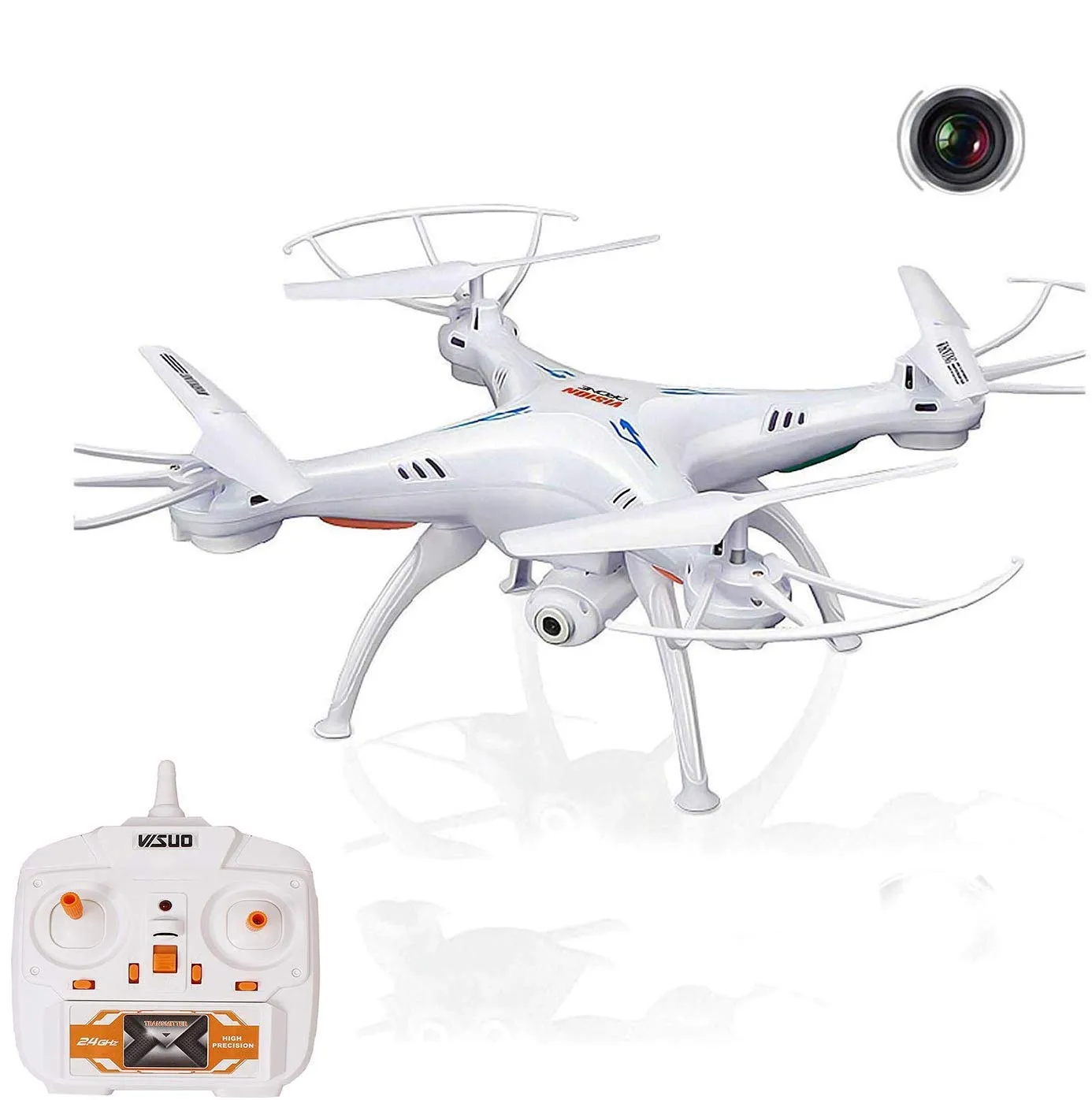 Vision Drone With Wifi Camera & Rc App Control
