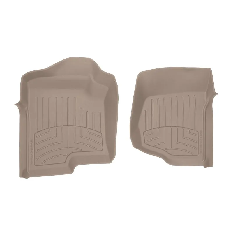 WeatherTech FloorLiners - Front - Tan - GM Fullsize SUV 2007-14